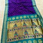 Traditional Maharani Paithani - Image 6