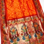 Traditional Maharani Paithani - Image 10