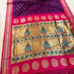 Traditional Maharani Paithani - Image 31