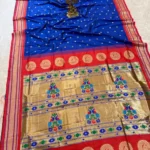 Traditional Maharani Paithani - Image 34