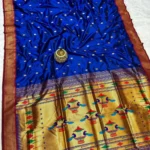 Traditional Maharani Paithani - Image 38
