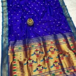 Traditional Maharani Paithani - Image 40