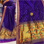 Traditional Maharani Paithani - Image 45