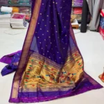 Traditional Maharani Paithani - Image 47