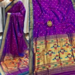 Traditional Maharani Paithani - Image 56