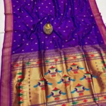 Traditional Maharani Paithani - Image 61