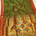 Traditional Maharani Paithani - Image 63