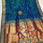 Traditional Maharani Paithani - Image 65