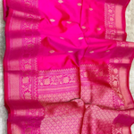 Handloom Ktan Banarsi Silk Saree