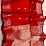 Handloom Ktan Banarsi Silk Saree - Image 3