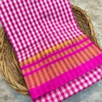 Radha Chex Irkal Saree - Image 2