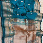 Handloom Ktan Banarsi Silk Saree - Image 5