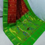Pure Silk Chandrakor Paithani - Image 2