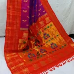 Pure Silk Chandrakor Paithani - Image 3