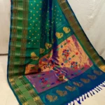Pure Silk Chandrakor Paithani - Image 4