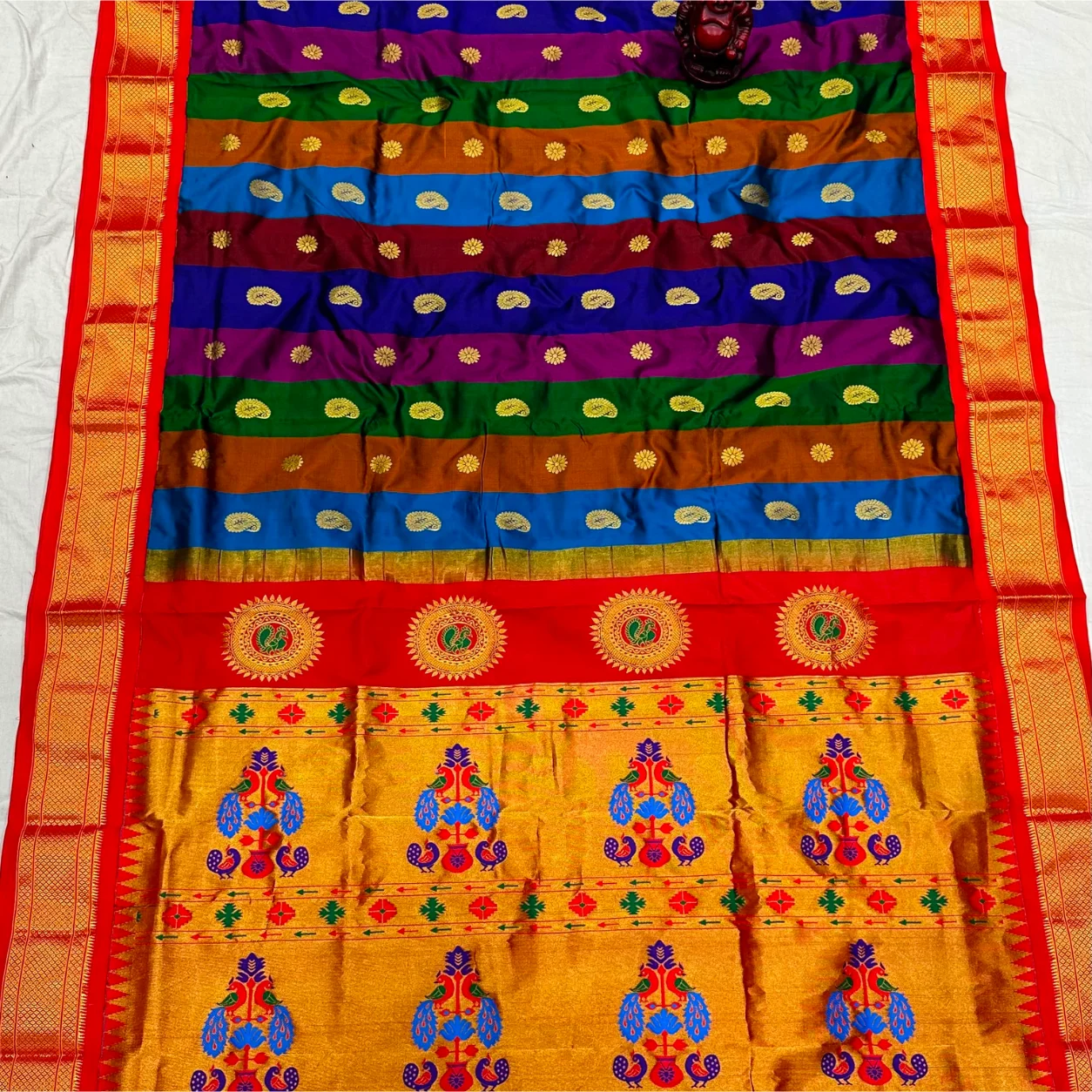 23 Muniya Border Saree - Image 1