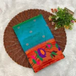Premium Lotus Borcade paithani - Image 2