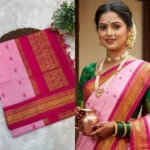 Orignal Gadwal Contras Blouse/ Shoulder Butta - Image 3