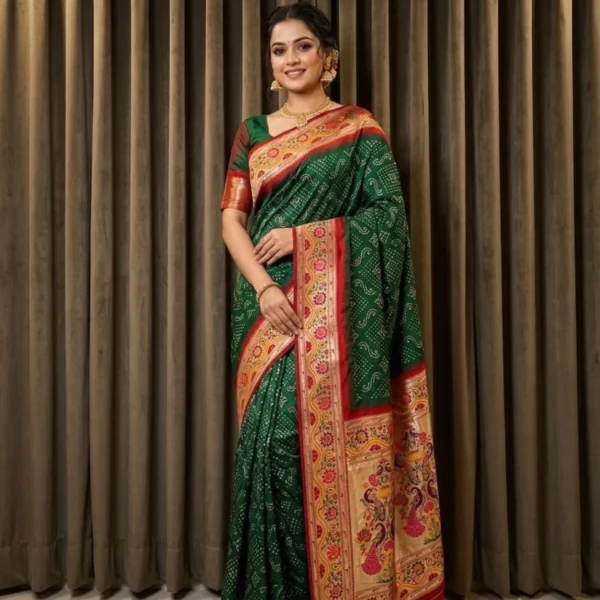 New Swara Brocade Border Paithani