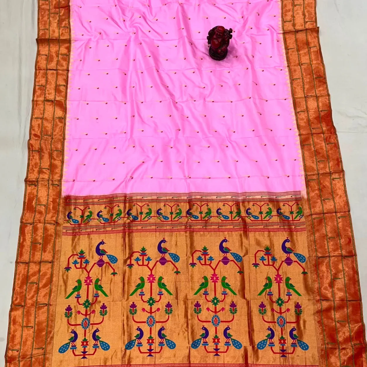 286 Fulvanti Kanjivaram Paithani - Image 1