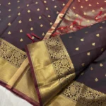 Fabric Semi ktan Zari all over butti - Image 4