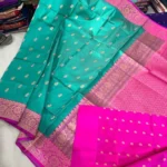Masru Silk Saree Zari Butti - Image 11