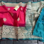 Masru Silk Saree Zari Butti - Image 10