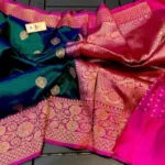 Masru Silk Saree Zari Butti - Image 8