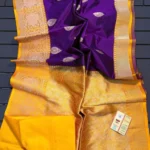 Masru Silk Saree Zari Butti - Image 5