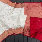 Masru Silk Saree Zari Butti - Image 3