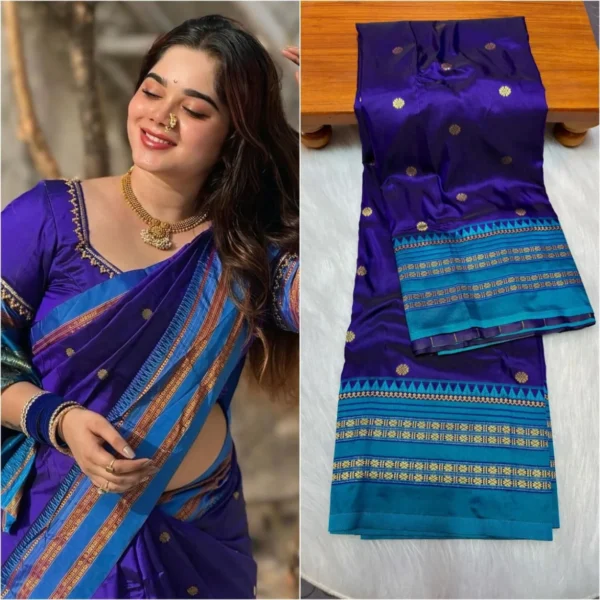 Narayan Path Paithani Viscosc Silk Material