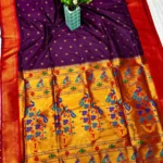 Asawali Kadiyal Paithani - Image 3