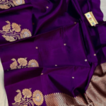 Handloom Ktan Silk Saree - Image 3