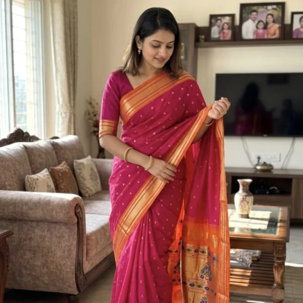 MUNIYA BORDER SAREE