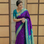 Traditional Peacock Gadwal Paithani - Image 29