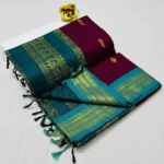 Kalanjali Paithani Handwork Aariwork Blouse - Image 32