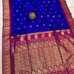 Traditional Peacock Gadwal Paithani - Image 22
