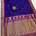 Traditional Peacock Gadwal Paithani - Image 14