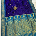 Traditional Peacock Gadwal Paithani - Image 10