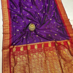 Traditional Peacock Gadwal Paithani - Image 2