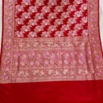 Banarasi Ktaan Silk Saree Golden And Silver Combination Saree