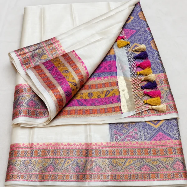 Tusser Silk Saree