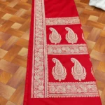 Masru Ktaan Silk Border Butti saree
