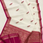 Pure Organza khadi Silk Saree - Image 3