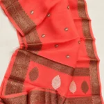 Pure Organza khadi Silk Saree - Image 4