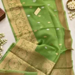Pure Organza khadi Silk Saree - Image 10