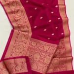 Pure Organza khadi Silk Saree - Image 9