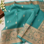 Pure Organza khadi Silk Saree - Image 8