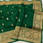 Pure Organza khadi Silk Saree - Image 7