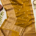 Pure Organza khadi Silk Saree - Image 6